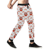 Daruma japanese wooden doll design pattern Unisex Casual Sweatpants