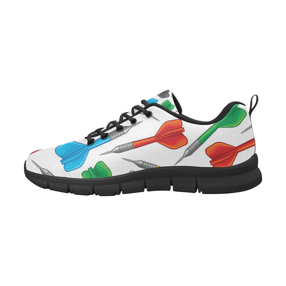 Darts Pattern Print Design 03 Men's Breathable Sneakers ( Model 055)