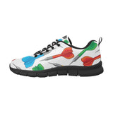 Darts Pattern Print Design 03 Men's Breathable Sneakers ( Model 055)