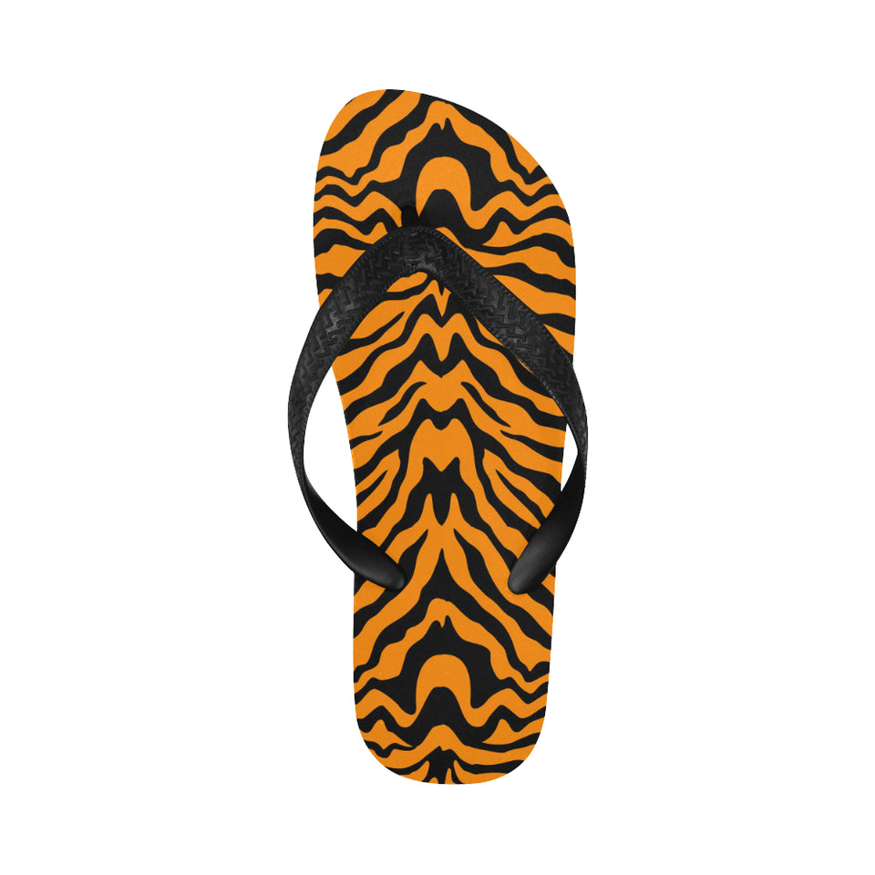 Bengal tigers skin print pattern Unisex Flip Flops