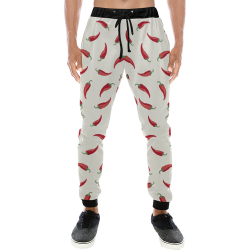 Chili peppers pattern Unisex Casual Sweatpants