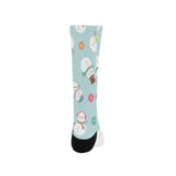 Cute snowman snowflake pattern Crew Socks