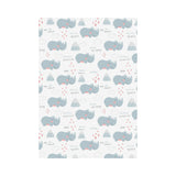 cute rhino heart pattern House Flag Garden Flag