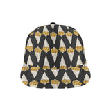 French fries dark background All Over Print Snapback Cap