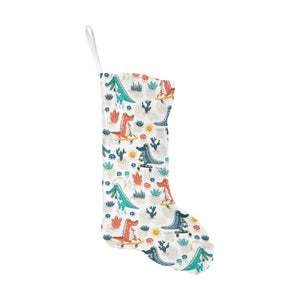 Cute Crocodile Pattern Christmas Stocking