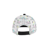 Cute elephant mouse pattern All Over Print Snapback Cap