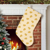 Cheese pattern Christmas Stocking