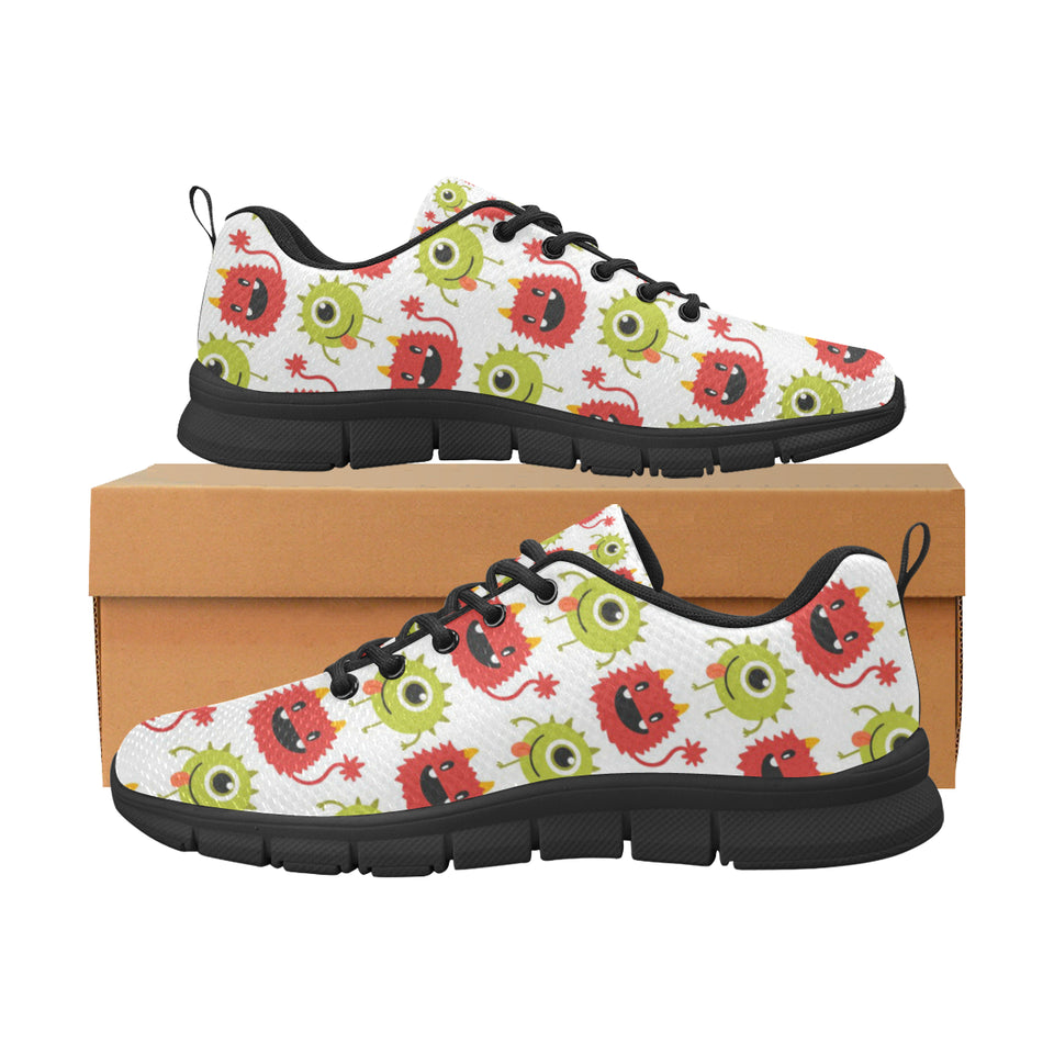 Alien Pattern Print Design 05 Men's Breathable Sneakers ( Model 055)