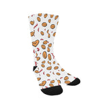peanuts pattern background Crew Socks
