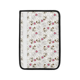 English Bulldog Pattern Print Design 01 Car Seat Belt Cover