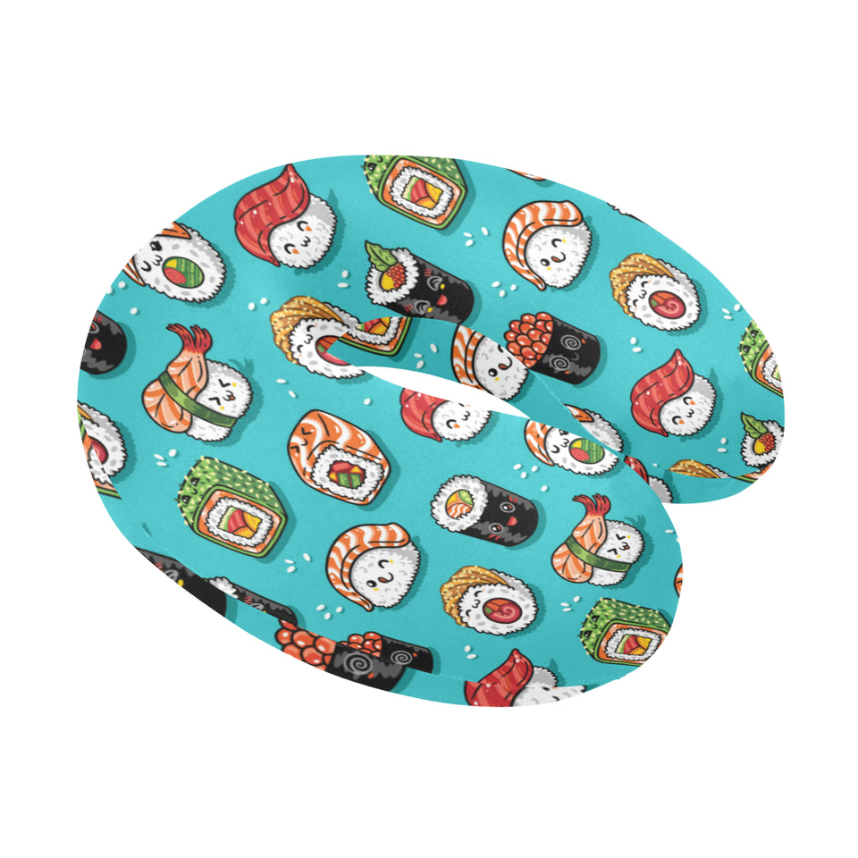 Cute sushi pattern U-Shaped Travel Neck Pillow