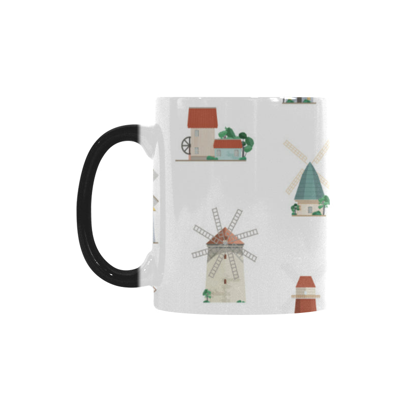 windmill design pattern Morphing Mug Heat Changing Mug