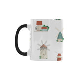 windmill design pattern Morphing Mug Heat Changing Mug