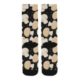 Champignon mushroom pattern Crew Socks