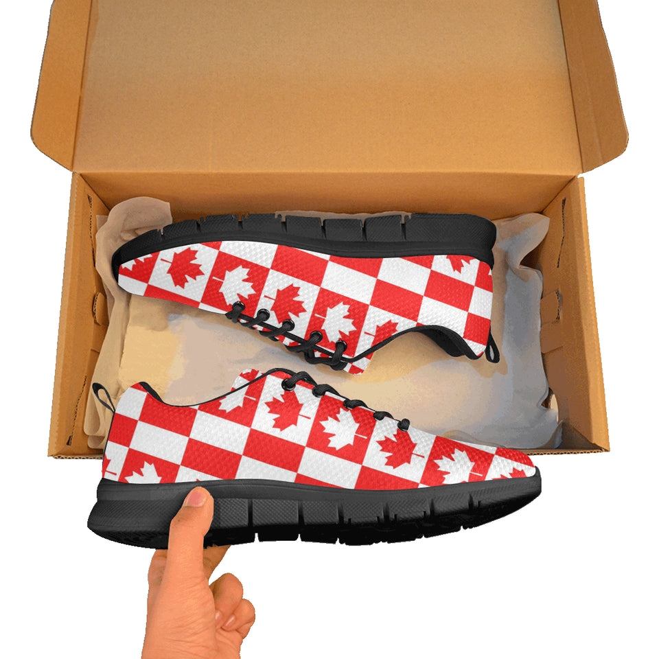 Canada Pattern Print Design 05 Men's Breathable Sneakers ( Model 055)