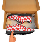 Canada Pattern Print Design 05 Men's Breathable Sneakers ( Model 055)