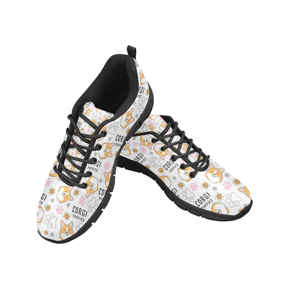 Corgi Dog Pattern Women's Sneaker Shoes