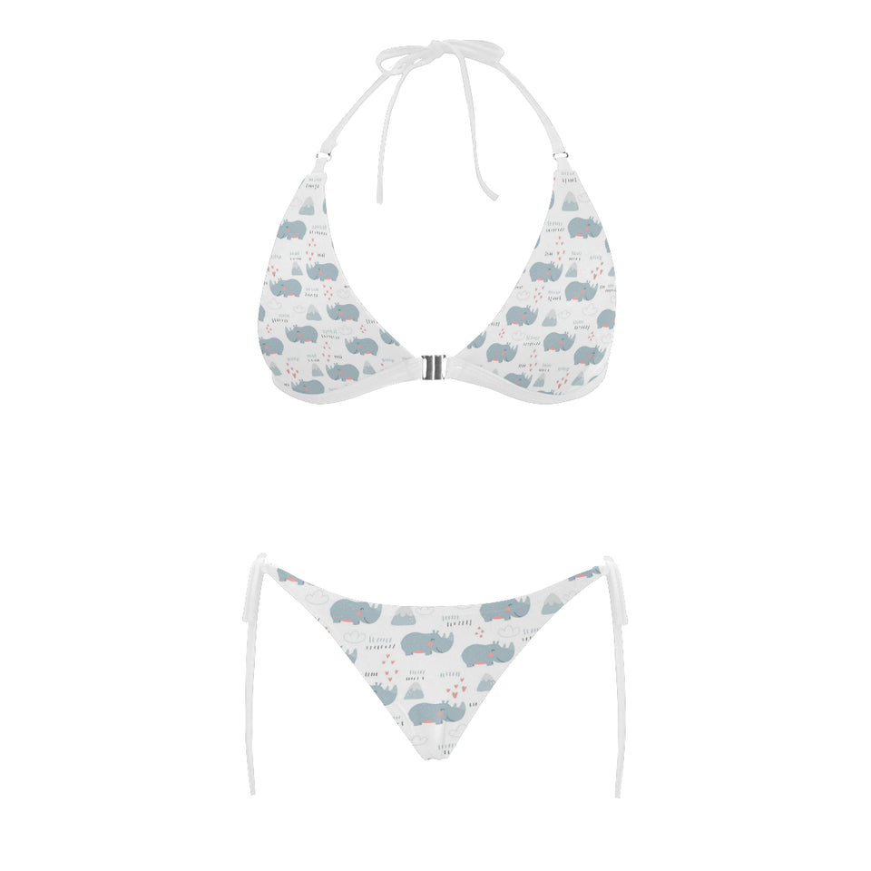 cute rhino heart pattern Sexy Bikinis Two-Piece Swimsuits