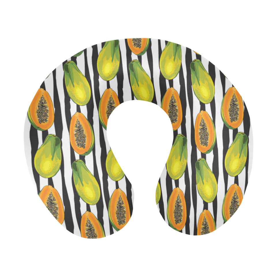 papaya design pattern U-Shaped Travel Neck Pillow