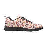 Colorful Maple Leaf pattern Women's Sneaker Shoes