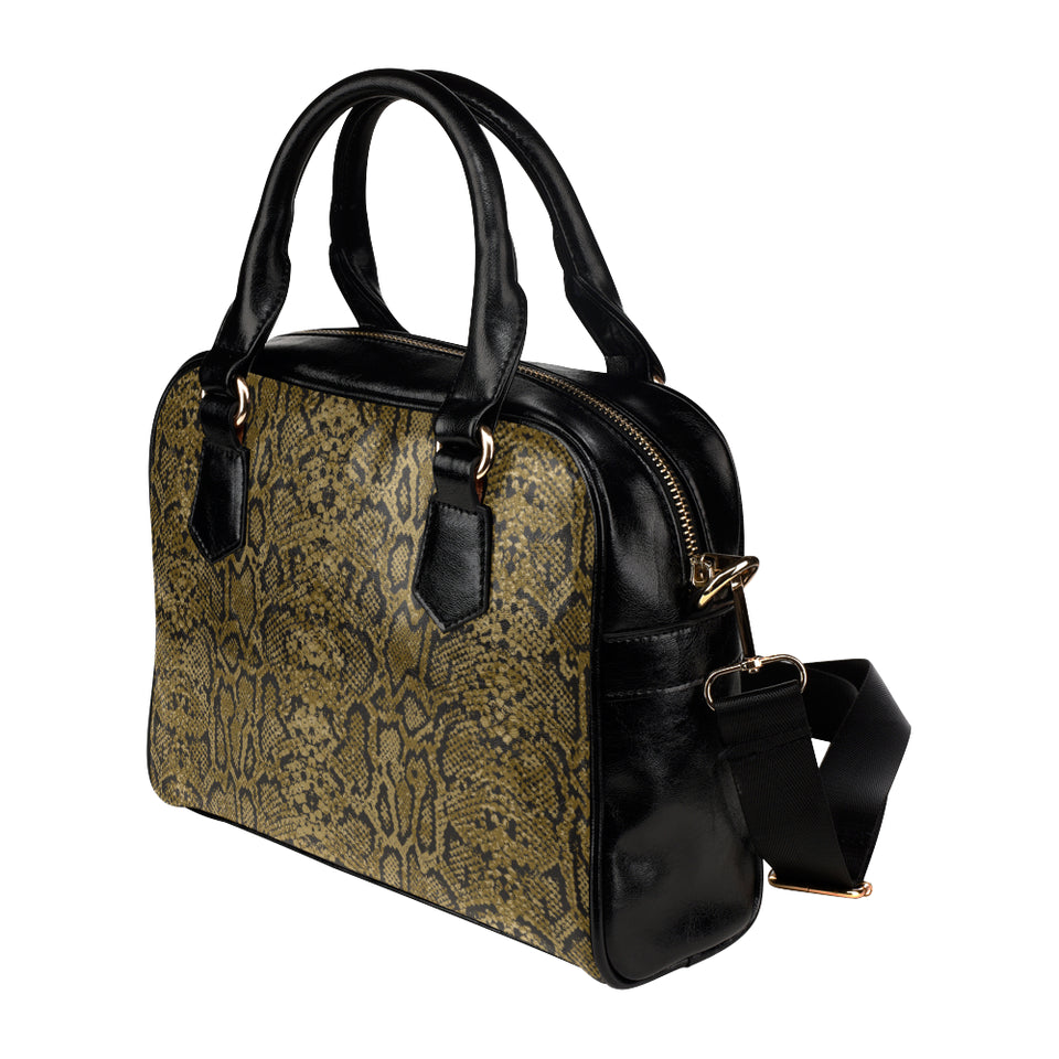 Snake skin pattern Shoulder Handbag