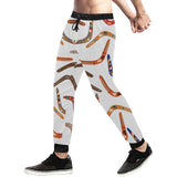 Boomerang Australian aboriginal ornament pattern Unisex Casual Sweatpants