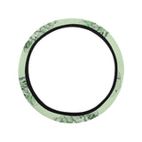 broccoli sketch pattern Car Steering Wheel Cover