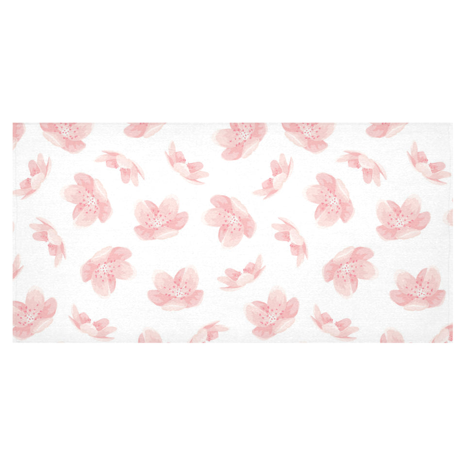 Pink sakura cherry blossom pattern Tablecloth