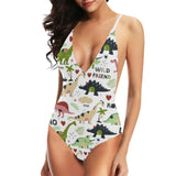 Cute dinosaurs pattern Women's One-Piece Swimsuit