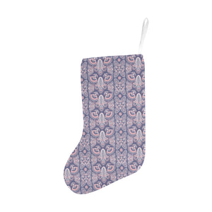 Indian Batik Style pattern Christmas Stocking
