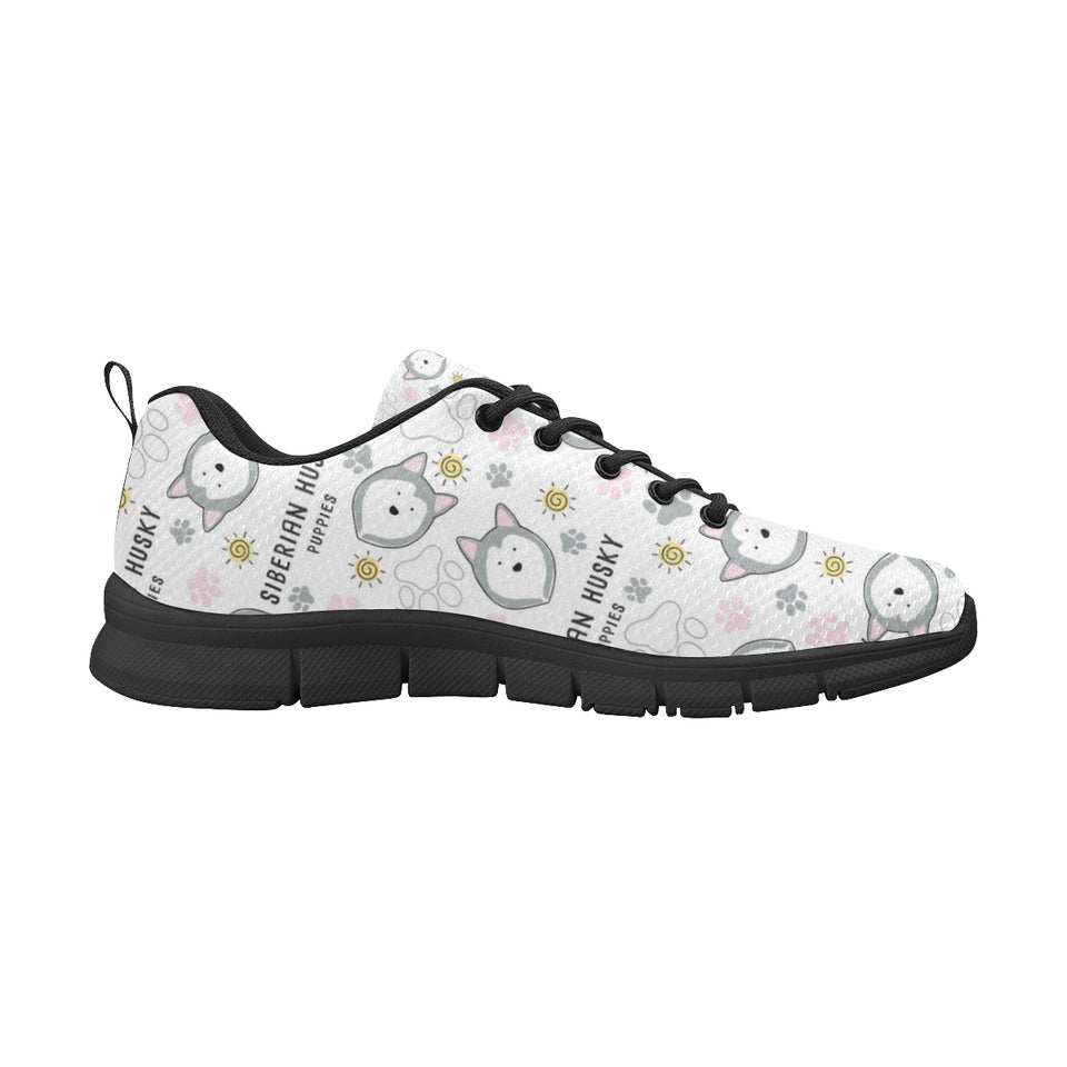 Siberian Husky design pattern Women's Sneaker Shoes