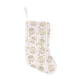 cute owl leaf Christmas Stocking
