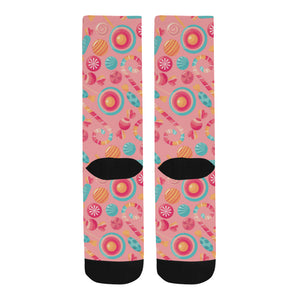 Colorful candy pattern Crew Socks