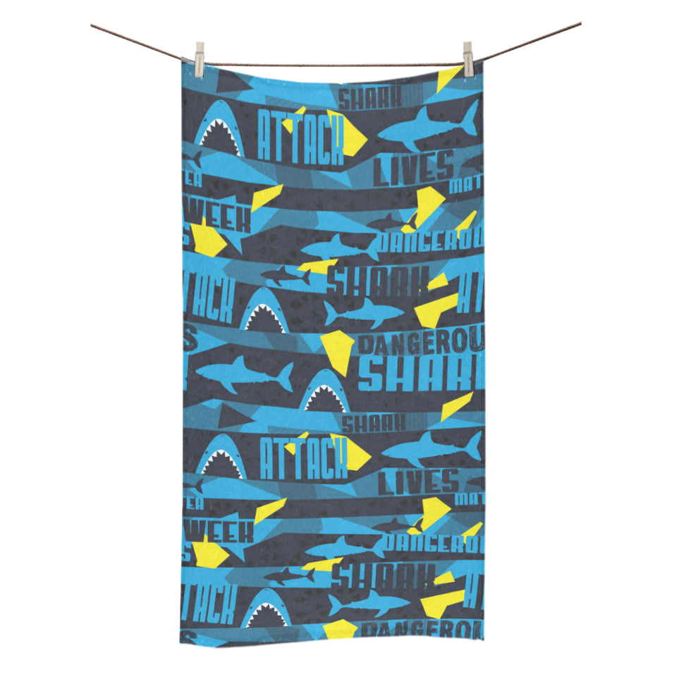 Shark dangerous Bath Towel