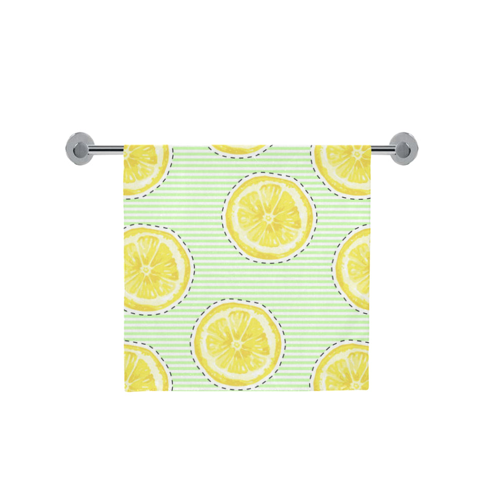 slice of lemon pattern Bath Towel