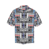 Skate Board Pattern Print Design 04 Men's All Over Print Hawaiian Shirt (Model T58)