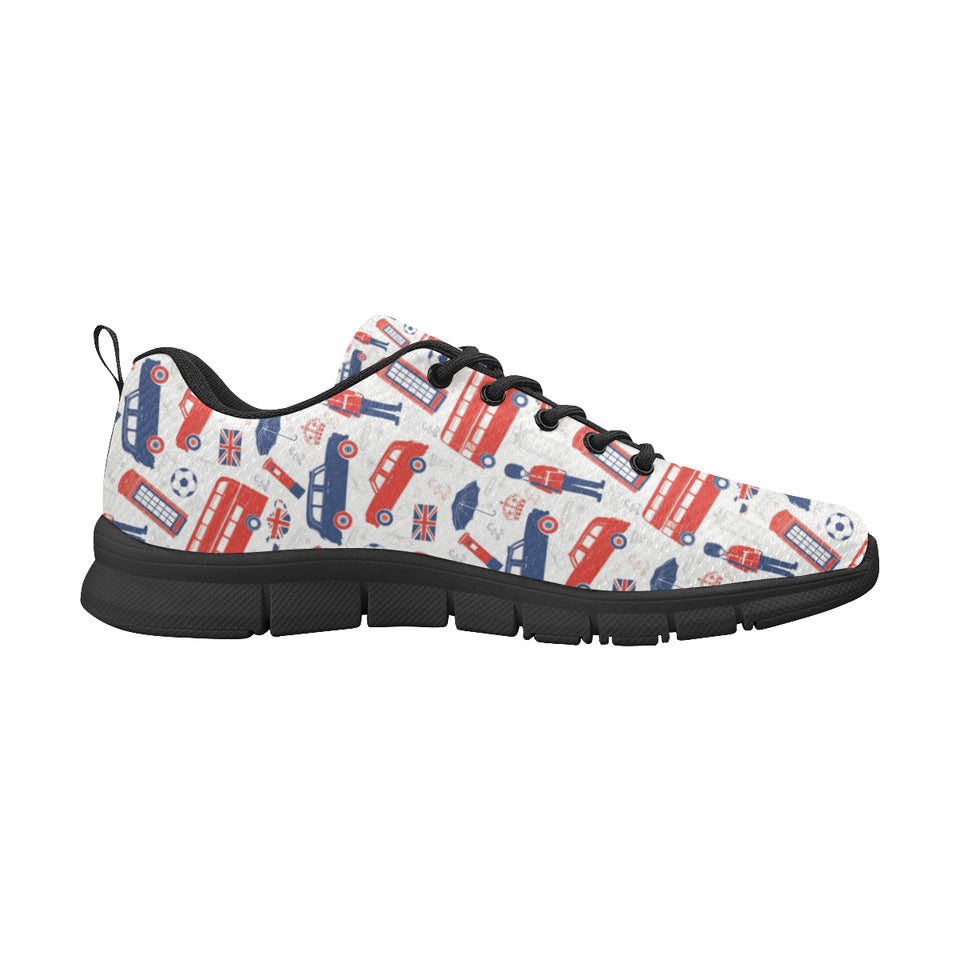 British Pattern Print Design 03 Men's Breathable Sneakers ( Model 055)