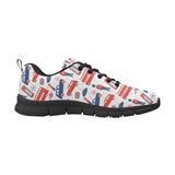 British Pattern Print Design 03 Men's Breathable Sneakers ( Model 055)