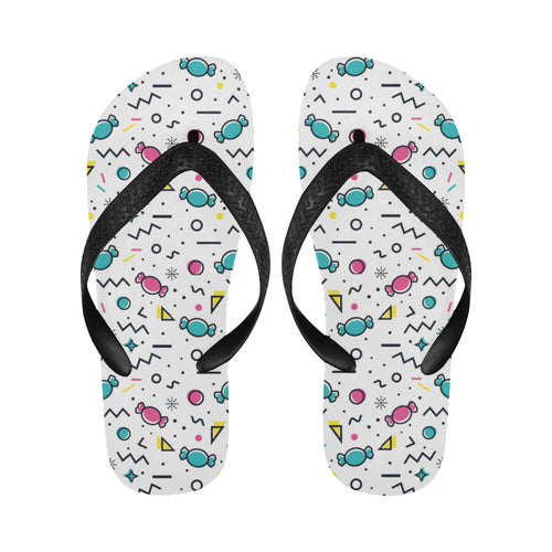 Candy design pattern Unisex Flip Flops