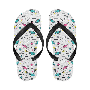 Candy design pattern Unisex Flip Flops