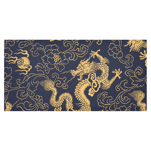 Gold dragon pattern Tablecloth