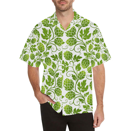 Hop design pattern Men's All Over Print Hawaiian Shirt