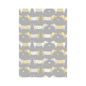 Cute dachshund dog pattern House Flag Garden Flag