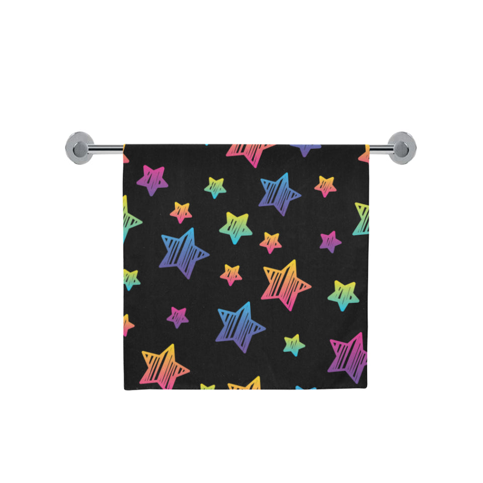 Colorful star pattern Bath Towel