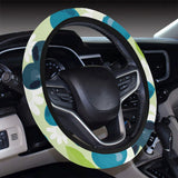 blueberry flower pattern Car Steering Wheel Cover