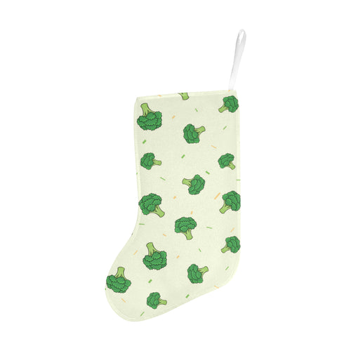 Broccoli pattern Christmas Stocking