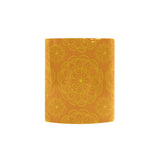 Orange traditional indian element pattern Morphing Mug Heat Changing Mug