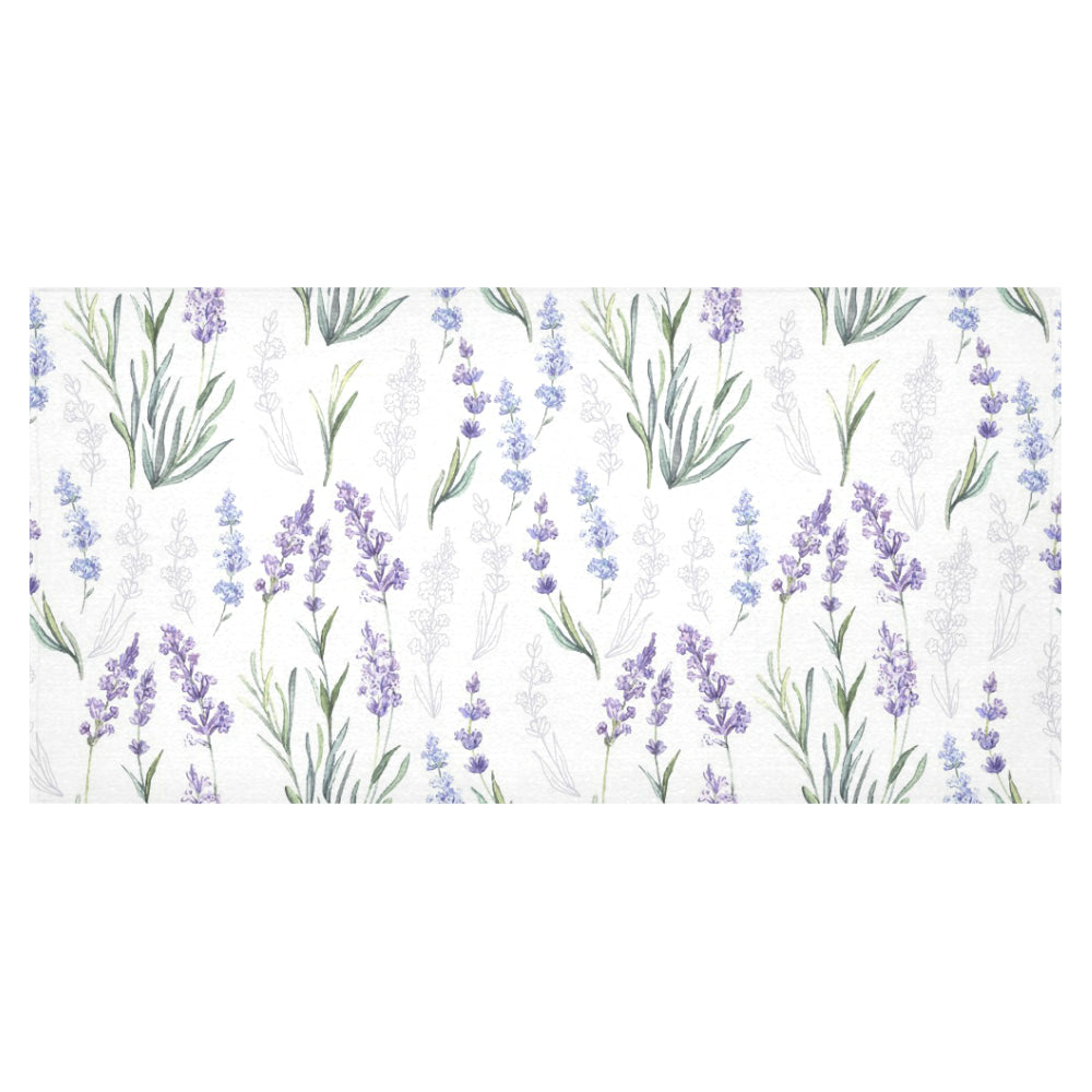 Hand painting Watercolor Lavender Tablecloth