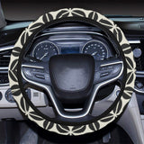 Coffee bean abstract modern pattern Car Steering Wheel Cover