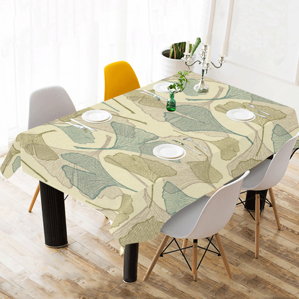 Ginkgo leaves design pattern Tablecloth